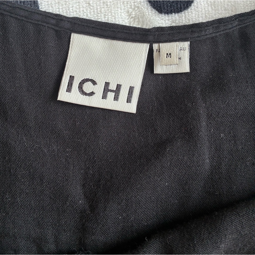 ICHI Black Tiered Sleeveless Mini Dress - Picture 5 of 11
